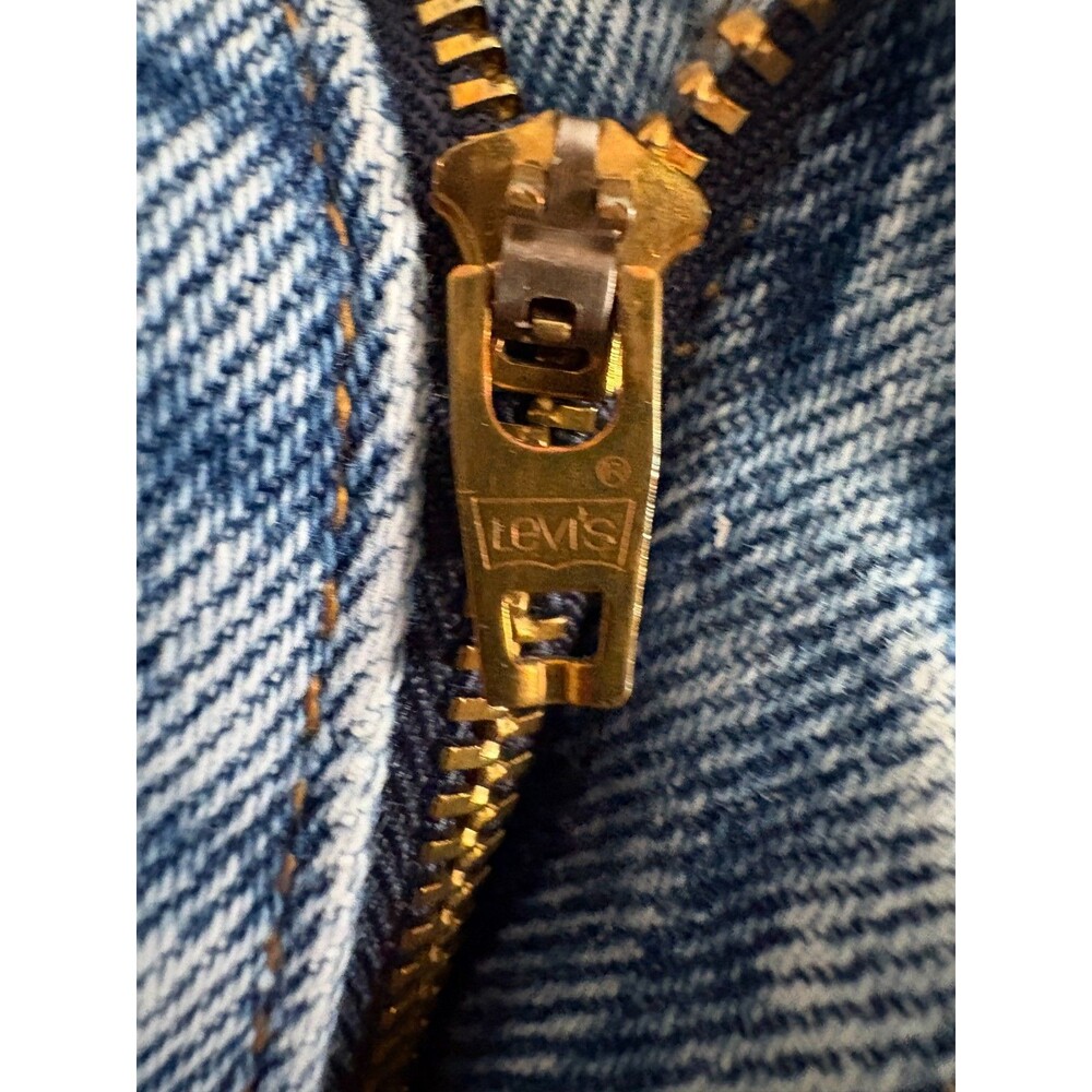 Rare vtg Levi's 550 Jeans Women's 10 USA Made Light Wash Tapered leg Relaxed 90s - Picture 7 of 16